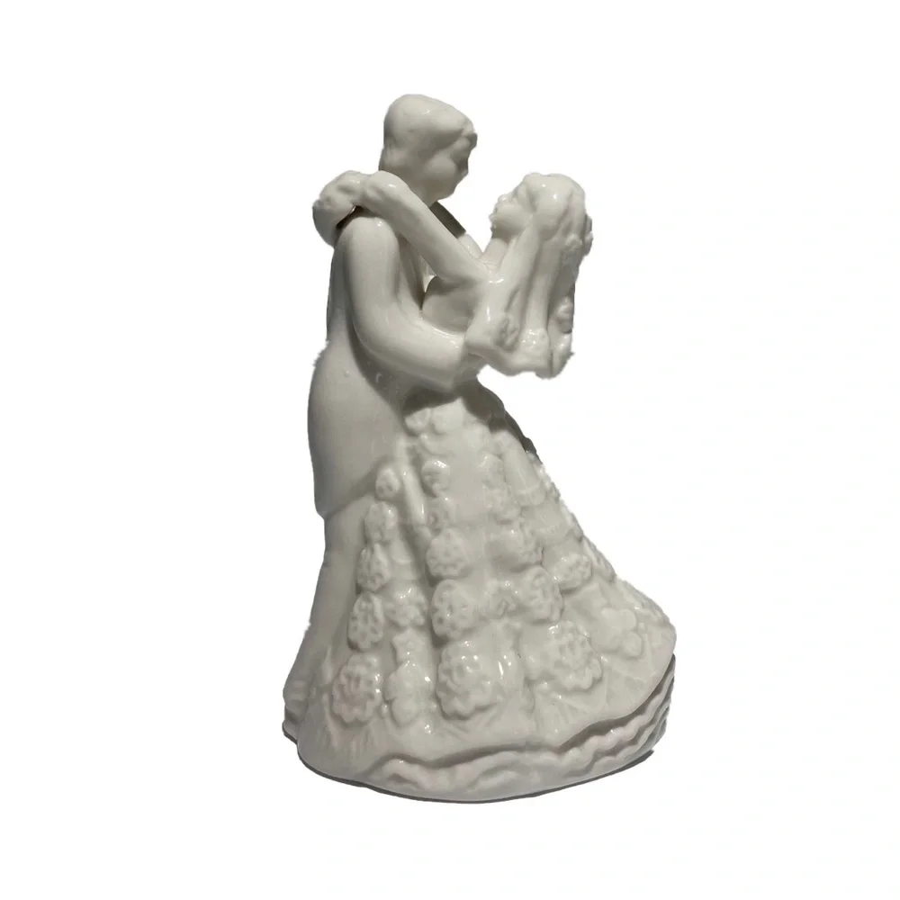 Bride & Groom Figurine or Cake Topper Collectible Wedding Bridal Keepsake
